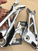 Par de bacalhau/pedaleira START 160 cromado