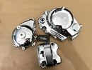 kit tampas cg 125/150 ks (clique/pedal) CROMADAS